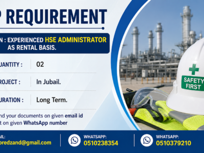 Experienced HSE Administrator