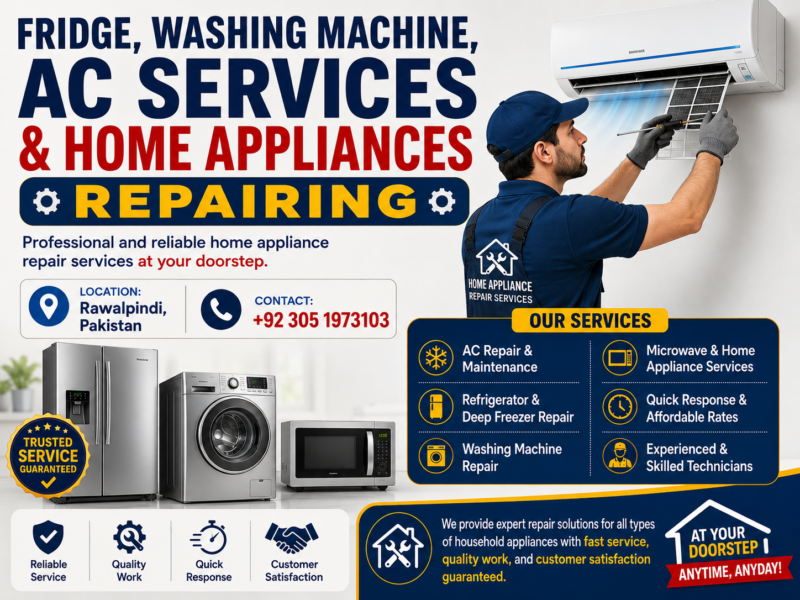 Fridge , Washing Machine ,