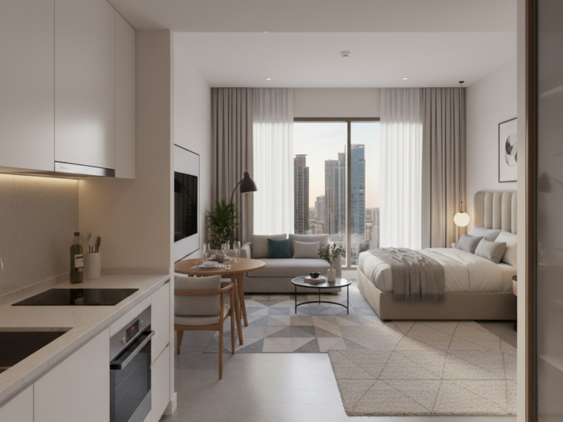 Furnished Studio Apartment for Rent – Olaya District, Riyadh