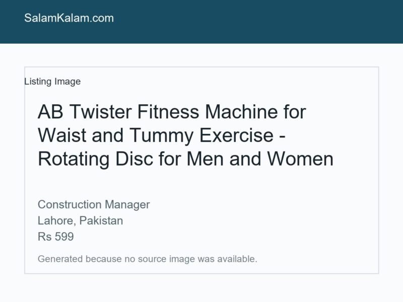 AB Twister Fitness Machine