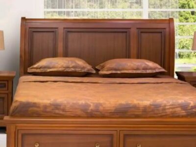 Bed - Wooden Bed - Double