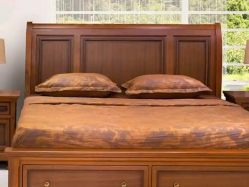 Bed - Wooden Bed - Double