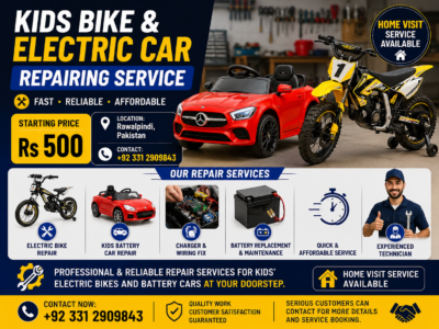Kids Bike and Car Repairing