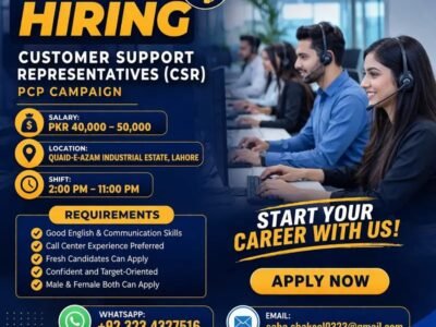 Call Center Job ( PCP