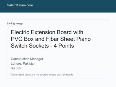 Electric Extension Board