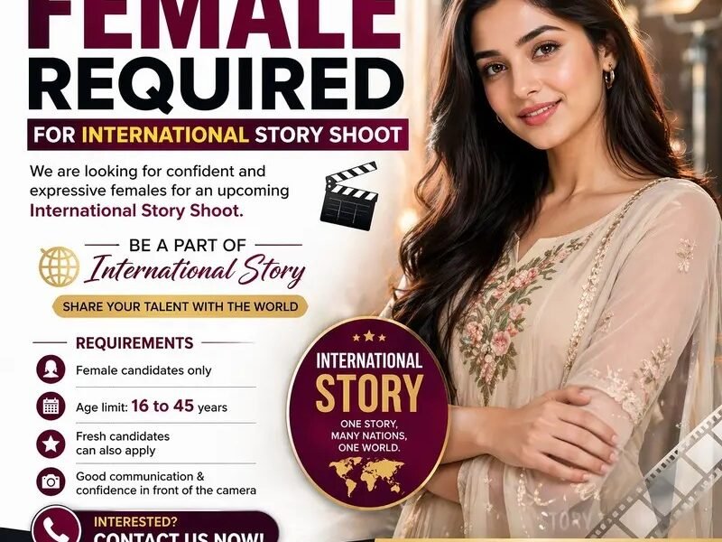 Female Staff Required -