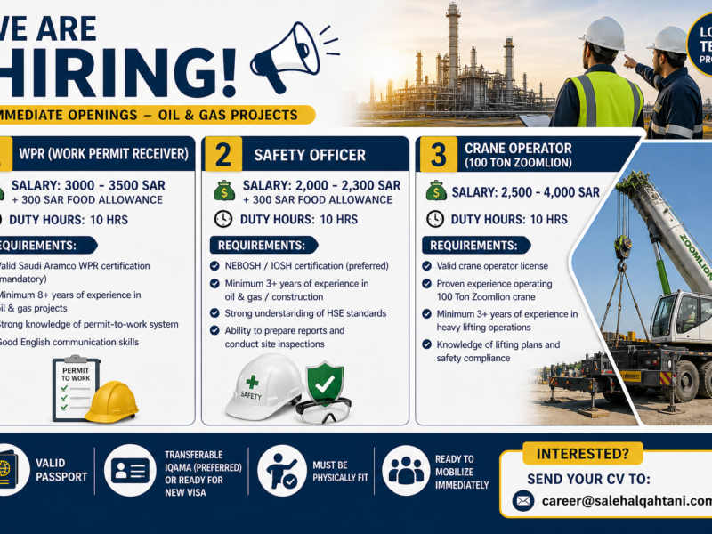 wpr HSE and crane operator