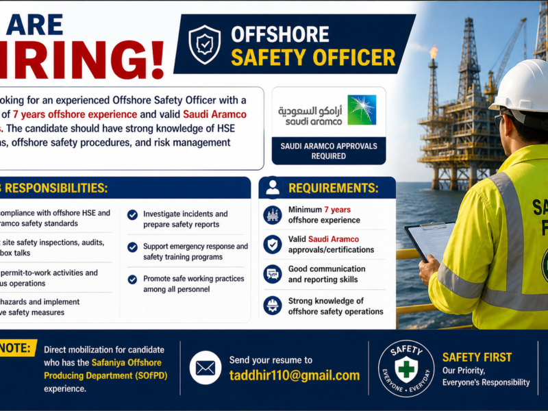 Offshore HSE officer