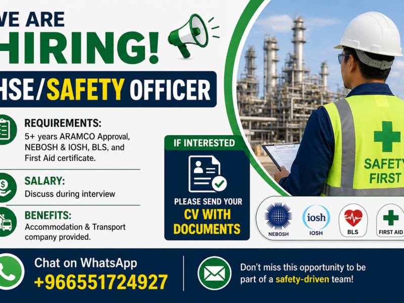 HSE officer required