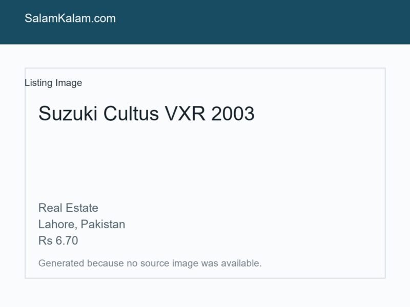 Suzuki Cultus VXR 2003
