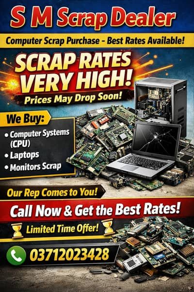 Computer, Pc & Laptop Scrap