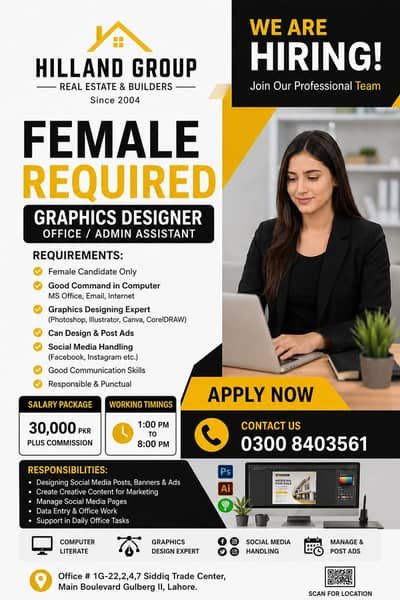 WE ARE – Graphics Designer & O