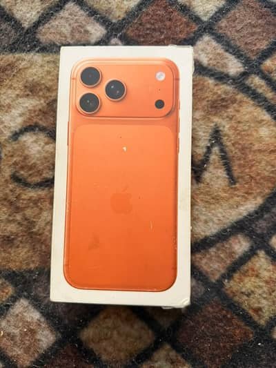 IPhone 17 Pro Max (Orange Color) Available for Sale.
