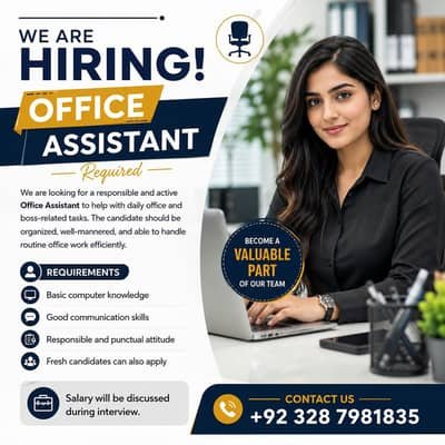 Office Assistant || Female Job
