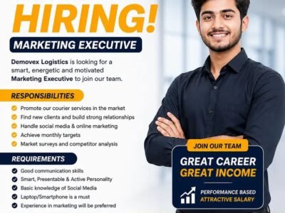 Marketing Executive Required