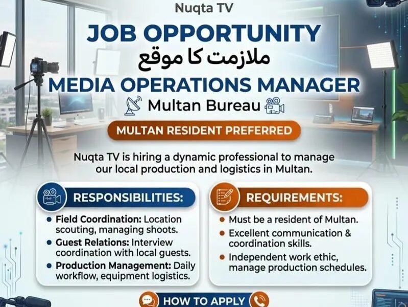 Media Operations Manager Job