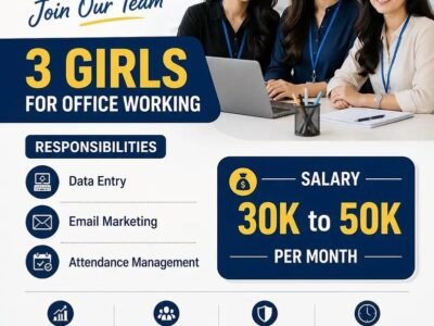 Need Girls for Office Work