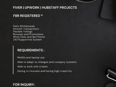 Remote Work Opportunity