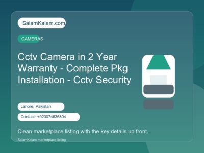 Cctv Camera in 2 Year