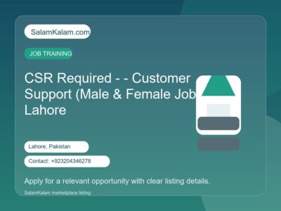 CSR Required - - Customer