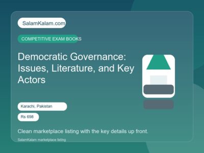 Democratic Governance:
