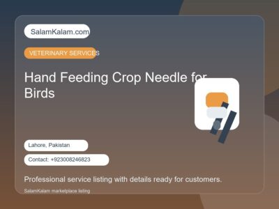 Hand Feeding Crop Needle for
