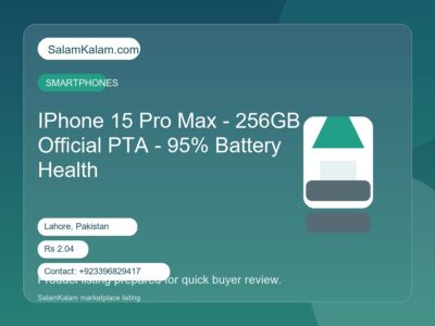 IPhone 15 Pro Max - 256GB -