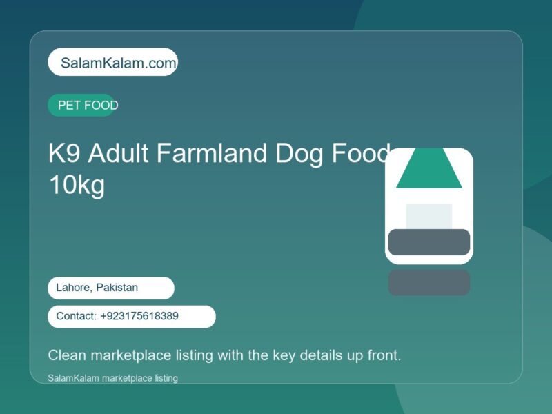 K9 Adult Farmland Dog Food