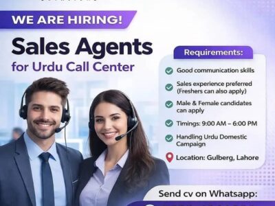 Urdu Call Center Job - Sales