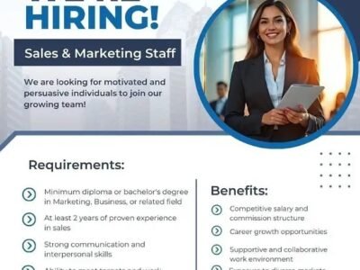 Sales and Marketing Staff