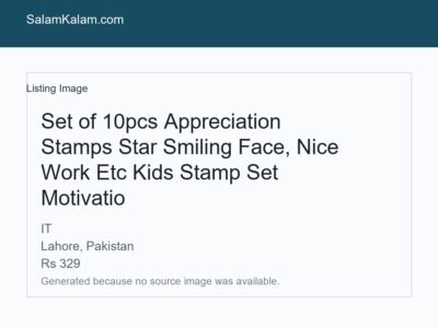 Set of 10pcs Appreciation