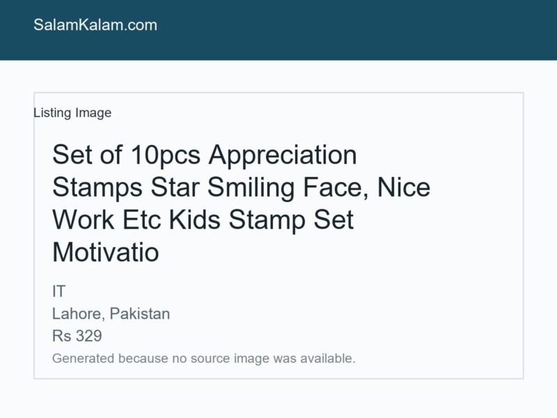 Set of 10pcs Appreciation