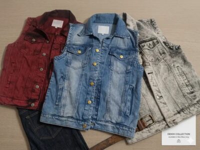 "Stylish Denim Sleeveless