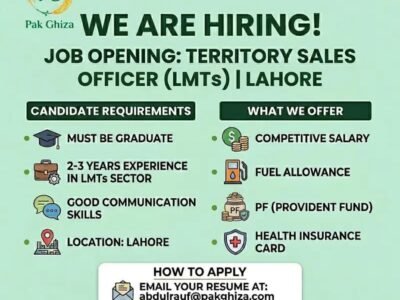 Territory Sales Officer LMTs