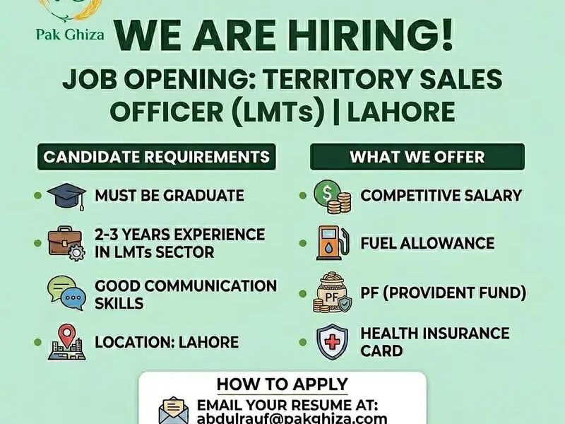 Territory Sales Officer LMTs