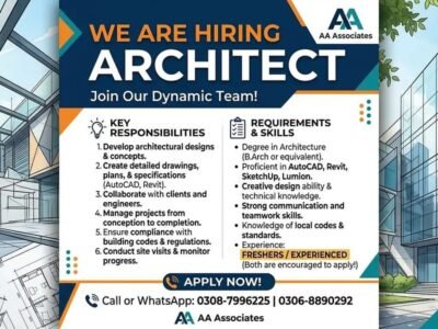We Are Hiring Architect