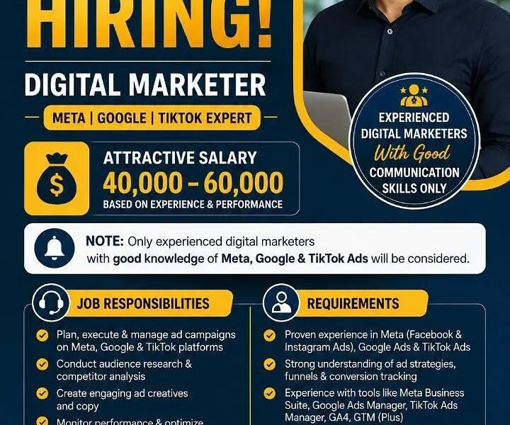 We Are Hiring Experienced