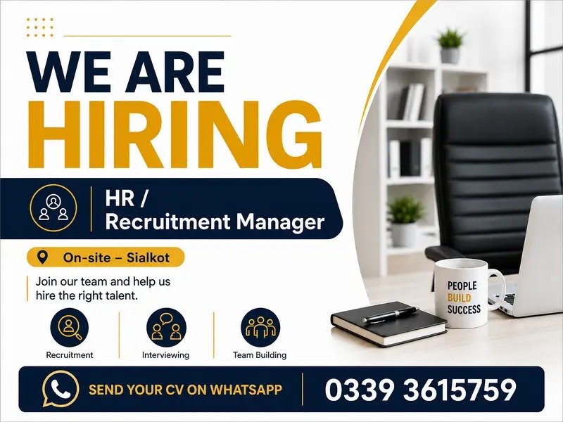 We Are Hiring HR -