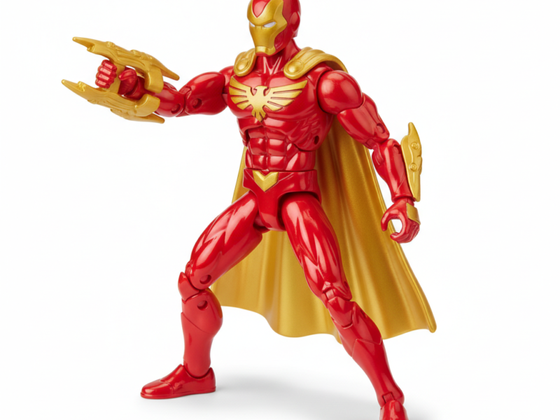 Armored Tech Hero Action Figure – 32cm with Missile Launcher