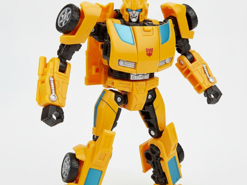 Transforming Robot Action Figure – 40cm, Converts to Race Car