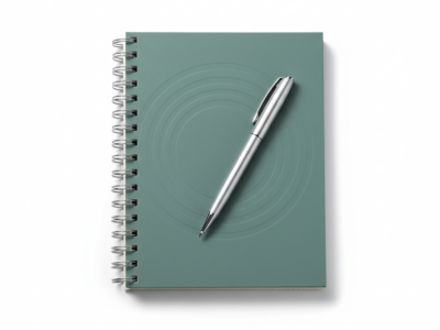 Hardcover Spiral Notebook A5 – 200 Pages Ruled Journal Diary