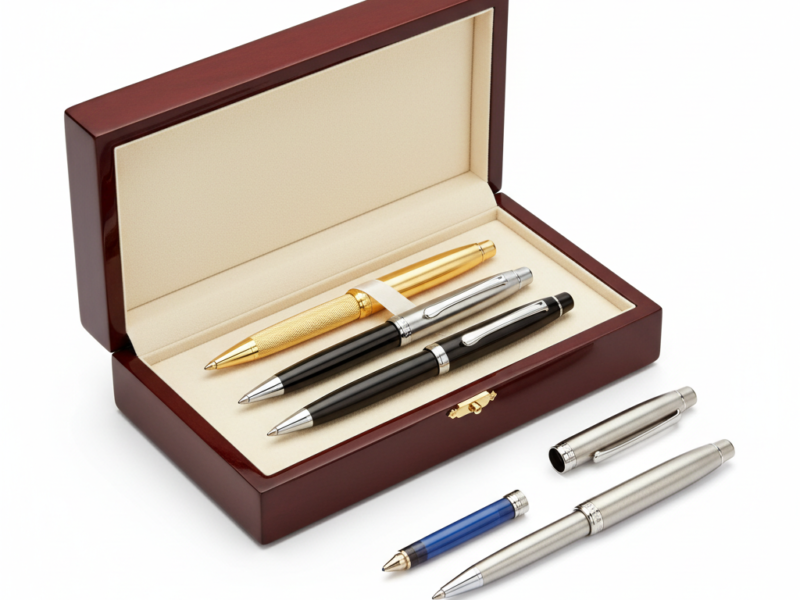 Premium Ballpoint Pen Gift Set – 12 Pcs Smooth Writing Pens