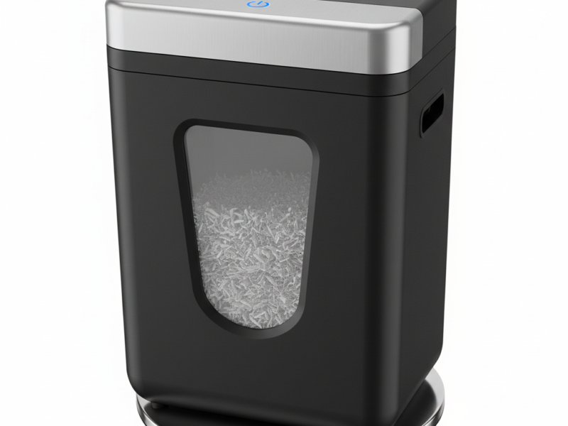 Auto Feed Paper Shredder – 8-Sheet Cross-Cut for Office Security