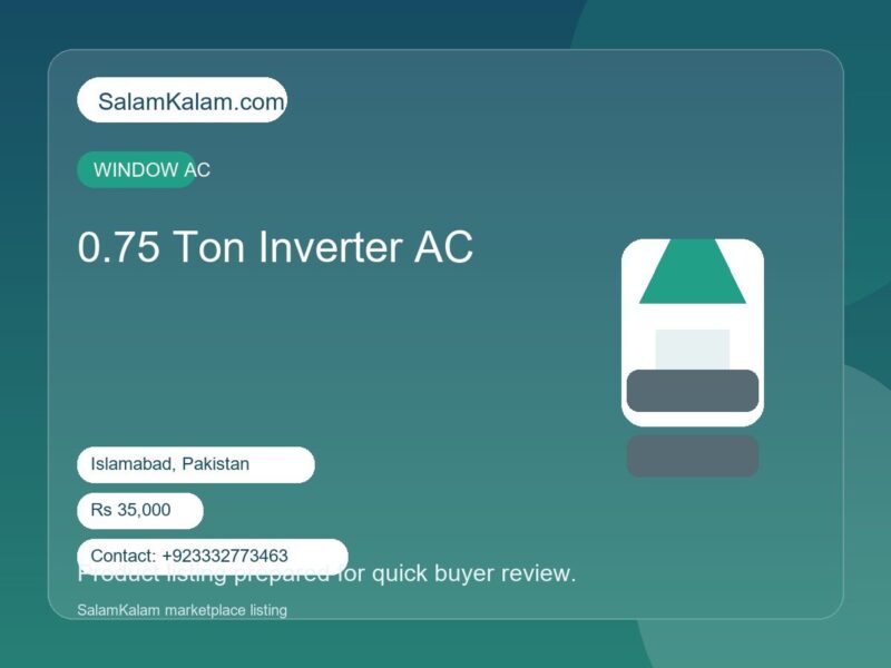 0.75 Ton Inverter AC