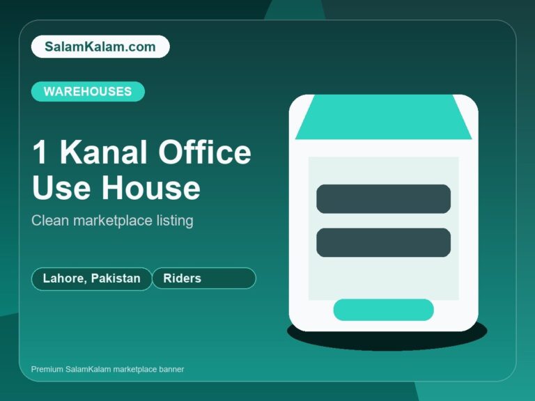 1 Kanal Office Use House for