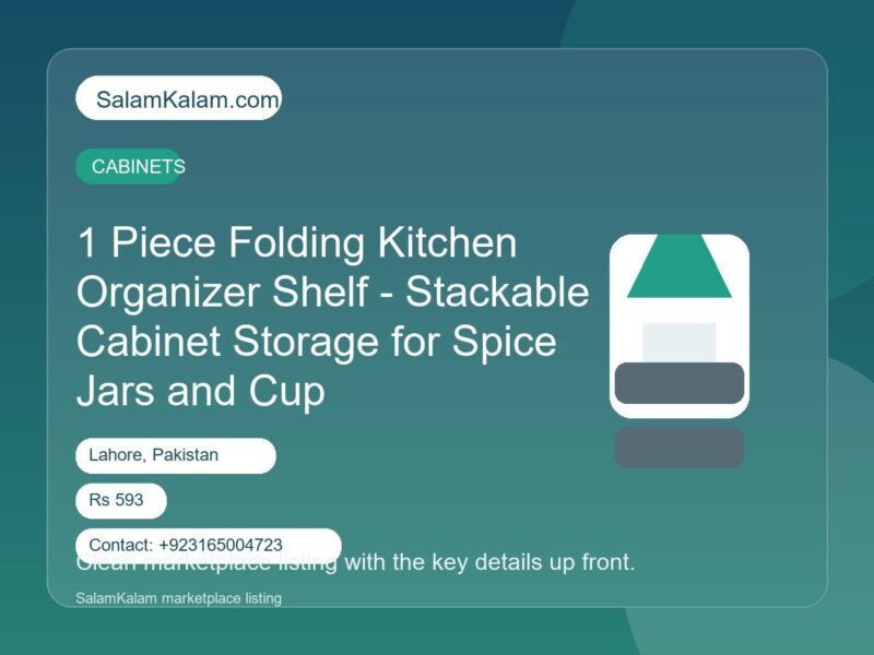 1 Piece Folding Kitchen