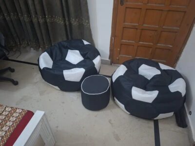 2 Bean Bags Football Themed
