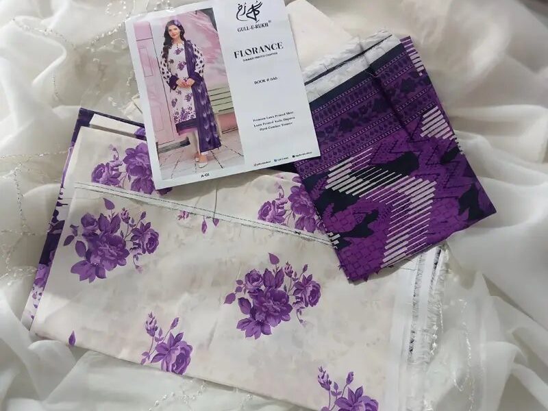 3 Piece Printed Lawn Suit -