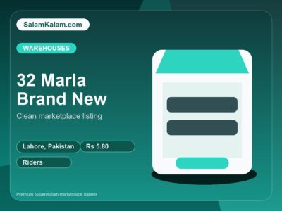 32 Marla Brand New Warehouse