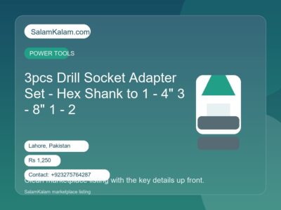 3pcs Drill Socket Adapter